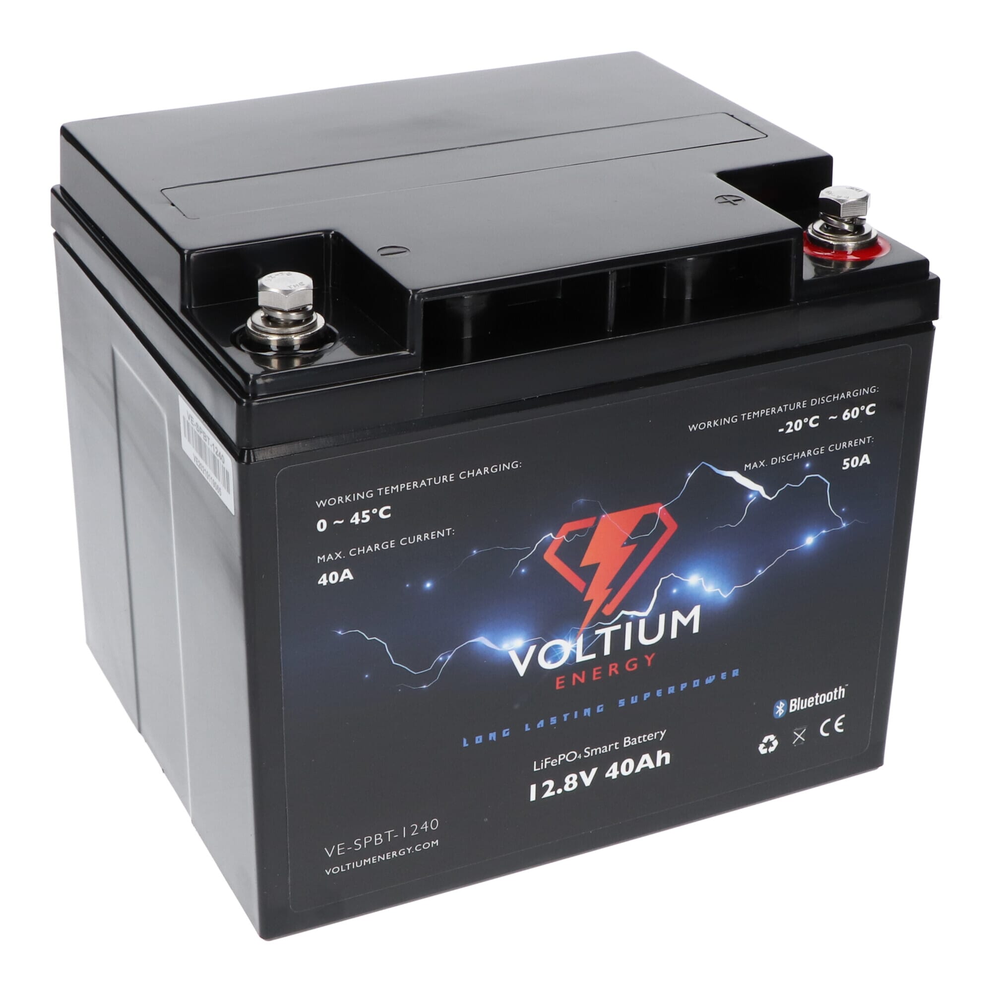 Voltium Energy LiFePO4 Accu 12,8V 40Ah Bluetooth Top Merken Winkel